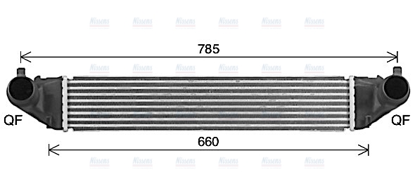 AVA Charge Air Intercooler OL4713