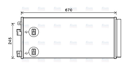 AVA Aircon Condenser OL5679D
