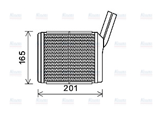AVA Cabin Heater Core OL6551