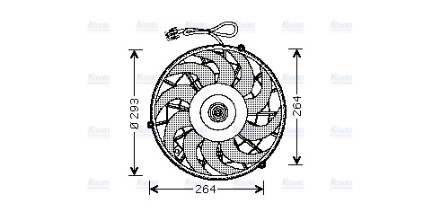 AVA Radiator Cooling Fan OL7507