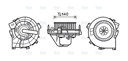 AVA Cabin Fan Blower Motor OL8609