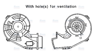 AVA Cabin Fan Blower Motor OL8642
