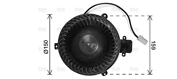 AVA Cabin Fan Blower Motor OL8723