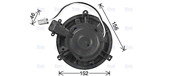 AVA Cabin Fan Blower Motor OL8723