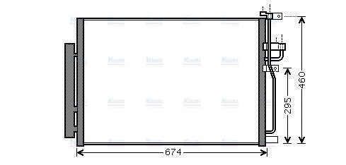 AVA Aircon Condenser OLA5436D