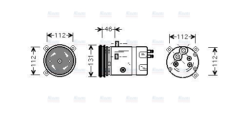 AVA Aircon Compressor OLAK278