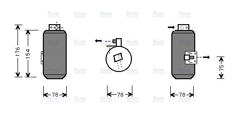 AVA Aircon Receiver Dryer Filter OLD292