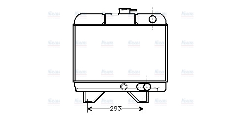 AVA Coolant Radiator PE2018