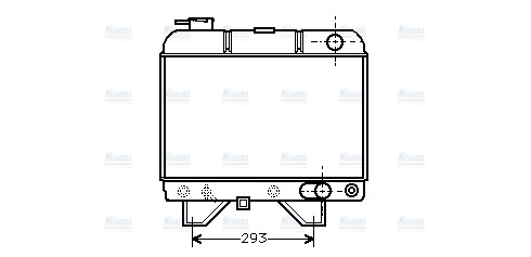 AVA Coolant Radiator PE2019