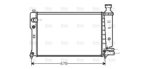 AVA Coolant Radiator PE2097