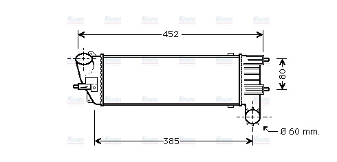 AVA Charge Air Intercooler PE4344