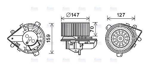 AVA Cabin Fan Blower Motor PE8395