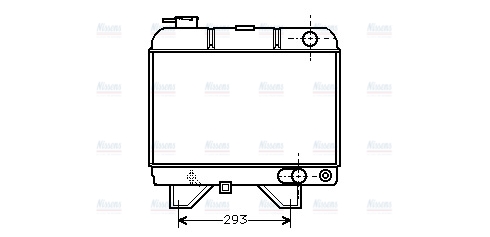 AVA Coolant Radiator PEA2021
