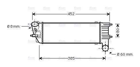AVA Charge Air Intercooler PEA4204