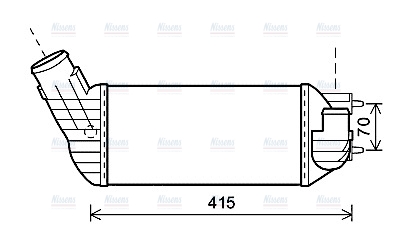 AVA Charge Air Intercooler PEA4360