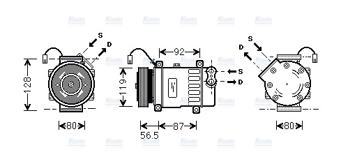 AVA Aircon Compressor PEAK036