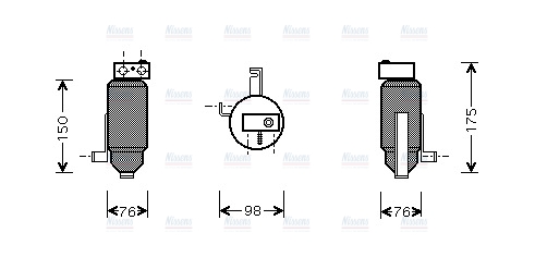 AVA Aircon Receiver Dryer Filter PED059