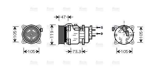 AVA Aircon Compressor PEK242