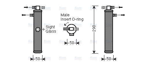 AVA Aircon Receiver Dryer Filter PRD065