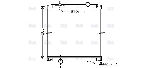 AVA Coolant Radiator RE2011N