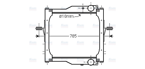 AVA Coolant Radiator RE2108