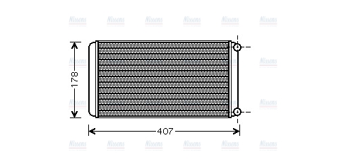 AVA Cabin Heater Core RE6016