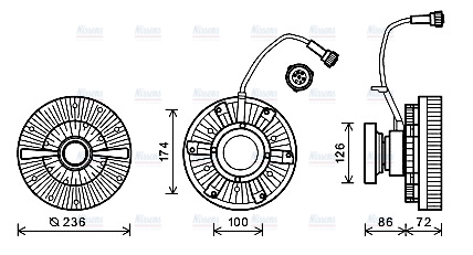 AVA Cooling Fan Clutch REC102