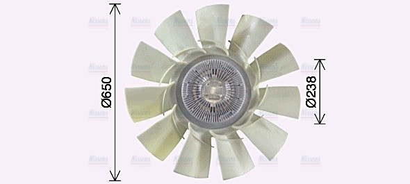 AVA Fan clutch REF133