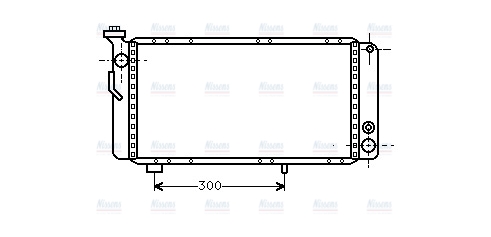 AVA Coolant Radiator RT2008