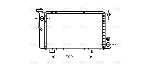 AVA Coolant Radiator RT2009