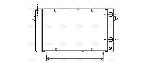 AVA Coolant Radiator RT2050