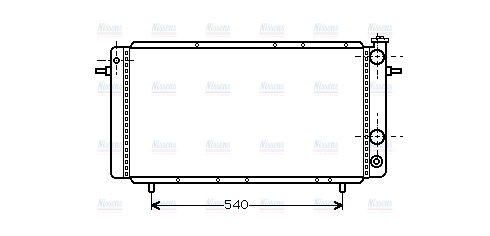 AVA Coolant Radiator RT2052