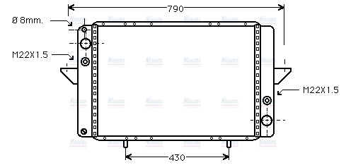 AVA Coolant Radiator RT2060