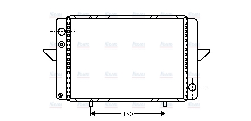 AVA Coolant Radiator RT2107