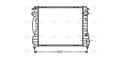 AVA Coolant Radiator RT2130