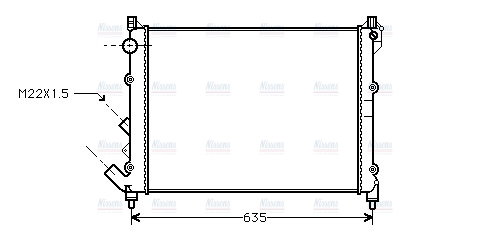 AVA Coolant Radiator RT2164