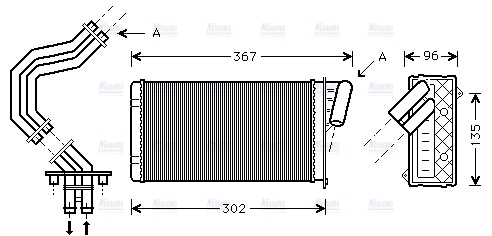 AVA Heater Core RT6229