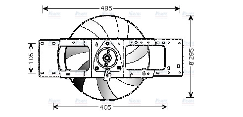 AVA Radiator Cooling Fan RT7527
