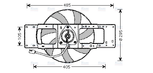AVA Radiator Cooling Fan RT7528