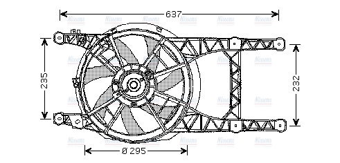 AVA Radiator Fan RT7532