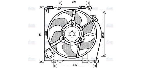 AVA Radiator Cooling Fan RT7542