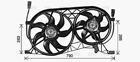 AVA Radiator Fan RT7646