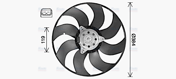 AVA Radiator Cooling Fan RT7664
