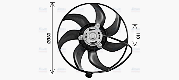 AVA Radiator Cooling Fan RT7675