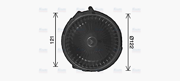 AVA Cabin Fan Blower Motor RT8666