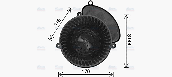 AVA Cabin Fan Blower Motor RT8672