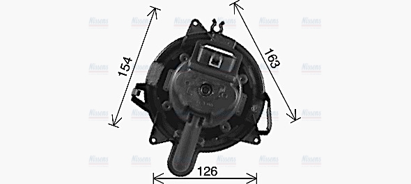 AVA Cabin Fan Blower Motor RT8676
