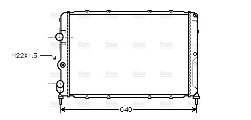 AVA Coolant Radiator RTA2199