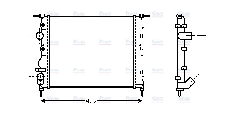 AVA Coolant Radiator RTA2218