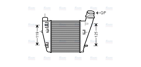 AVA Charge Air Intercooler RTA4423